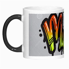 Graffiti Word Character Print Spray Can Element Player Music Notes Drippy Font Text Sample Grunge Ve Morph Mugs by Foxymomma