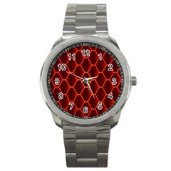 Snake Abstract Pattern Sport Metal Watch