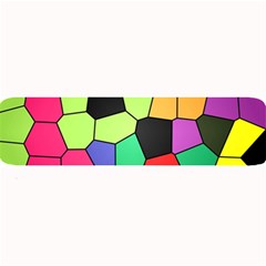 Stained Glass Abstract Background Large Bar Mats