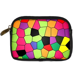 Stained Glass Abstract Background Digital Camera Cases