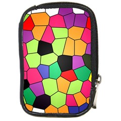 Stained Glass Abstract Background Compact Camera Cases by Nexatart