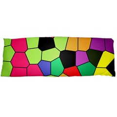 Stained Glass Abstract Background Body Pillow Case (dakimakura) by Nexatart