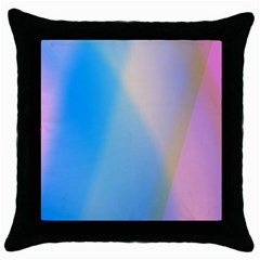 Twist Blue Pink Mauve Background Throw Pillow Case (black)