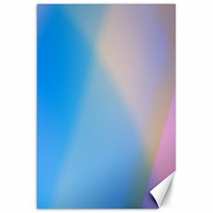 Twist Blue Pink Mauve Background Canvas 20  X 30   by Nexatart