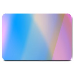 Twist Blue Pink Mauve Background Large Doormat  by Nexatart