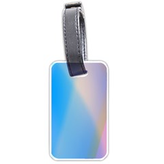 Twist Blue Pink Mauve Background Luggage Tags (one Side)  by Nexatart