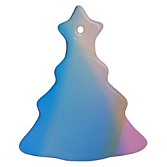 Twist Blue Pink Mauve Background Ornament (christmas Tree)  by Nexatart