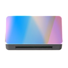 Twist Blue Pink Mauve Background Memory Card Reader With Cf by Nexatart