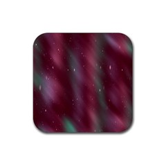 Stars Nebula Universe Artistic Rubber Coaster (square)  by Nexatart