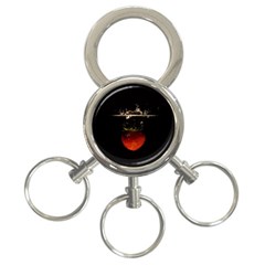 Strawberry 3-ring Key Chains by Nexatart