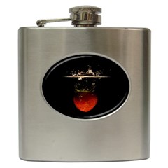 Strawberry Hip Flask (6 Oz) by Nexatart