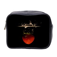 Strawberry Mini Toiletries Bag 2-side by Nexatart