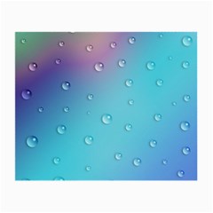 Water Droplets Small Glasses Cloth by Nexatart