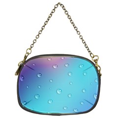 Water Droplets Chain Purses (two Sides)  by Nexatart