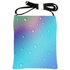 Water Droplets Shoulder Sling Bags by Nexatart