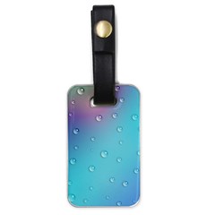 Water Droplets Luggage Tags (one Side) 