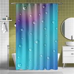 Water Droplets Shower Curtain 48  x 72  (Small)  Curtain(48  X 72 ) - 42.18 x64.8  Curtain(48  X 72 )