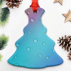 Water Droplets Ornament (christmas Tree)  by Nexatart