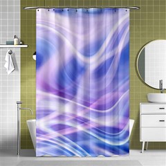 Abstract Graphic Design Background Shower Curtain 48  X 72  (small) 