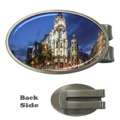 Architecture Building Exterior Buildings City Money Clips (oval)  by Nexatart