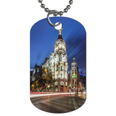 Architecture Building Exterior Buildings City Dog Tag (one Side) by Nexatart