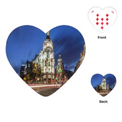 Architecture Building Exterior Buildings City Playing Cards (heart)  by Nexatart