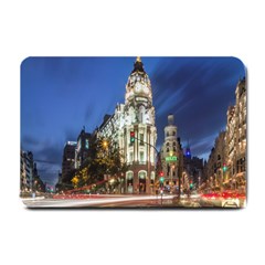 Architecture Building Exterior Buildings City Small Doormat  by Nexatart