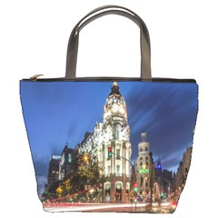 Architecture Building Exterior Buildings City Bucket Bags by Nexatart