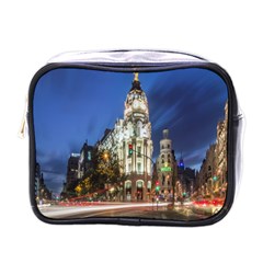 Architecture Building Exterior Buildings City Mini Toiletries Bags by Nexatart