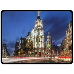 Architecture Building Exterior Buildings City Fleece Blanket (large)  by Nexatart