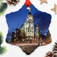 Architecture Building Exterior Buildings City Ornament (snowflake) by Nexatart