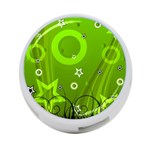 Art About Ball Abstract Colorful 4-Port USB Hub (One Side) Front