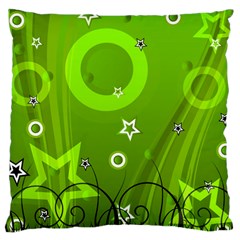 Art About Ball Abstract Colorful Large Cushion Case (two Sides) by Nexatart