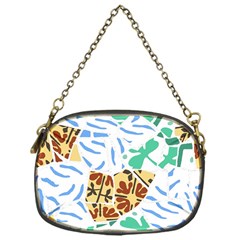 Broken Tile Texture Background Chain Purses (one Side)  by Nexatart