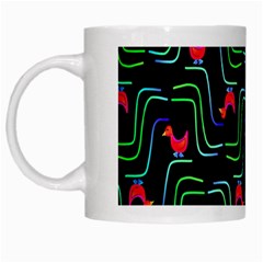 Computer Graphics Webmaster Novelty Pattern White Mugs by Nexatart