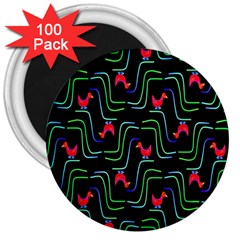 Computer Graphics Webmaster Novelty Pattern 3  Magnets (100 Pack) by Nexatart