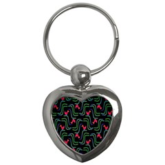 Computer Graphics Webmaster Novelty Pattern Key Chains (heart)  by Nexatart