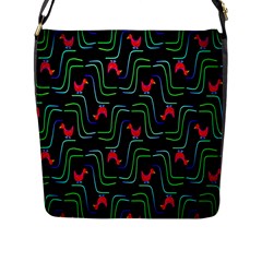 Computer Graphics Webmaster Novelty Pattern Flap Messenger Bag (l)  by Nexatart