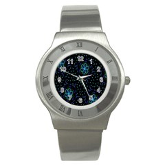 Computer Graphics Webmaster Novelty Stainless Steel Watch by Nexatart