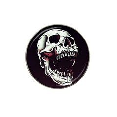 Death Skull Hat Clip Ball Marker (10 Pack) by Nexatart