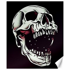 Death Skull Canvas 8  X 10  by Nexatart