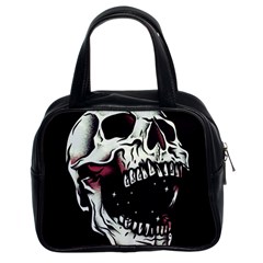 Death Skull Classic Handbags (2 Sides) by Nexatart