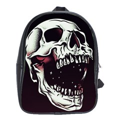 Death Skull School Bags(large)  by Nexatart