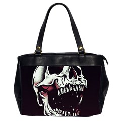 Death Skull Office Handbags (2 Sides)  by Nexatart