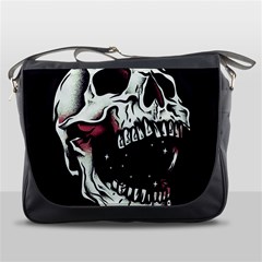 Death Skull Messenger Bags by Nexatart