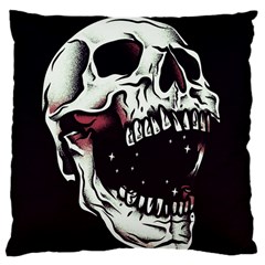 Death Skull Large Cushion Case (one Side) by Nexatart