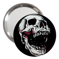 Death Skull 3  Handbag Mirrors