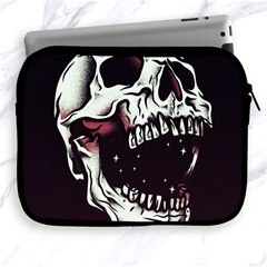 Death Skull Apple Ipad 2/3/4 Zipper Cases by Nexatart