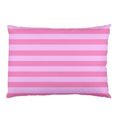 Fabric Baby Pink Shades Pale Pillow Case by Nexatart