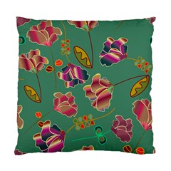 Flowers Pattern Standard Cushion Case (one Side) by Nexatart